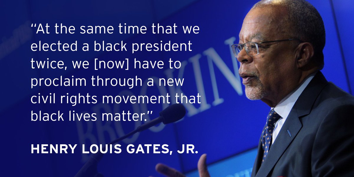 BrookingsInst's tweet photo. .@HenryLouisGates thinks black America has arrived at a paradox: https://t.co/lbgsYNnwnl #BlackHistoryMonth https://t.co/EFpNEWBFvW