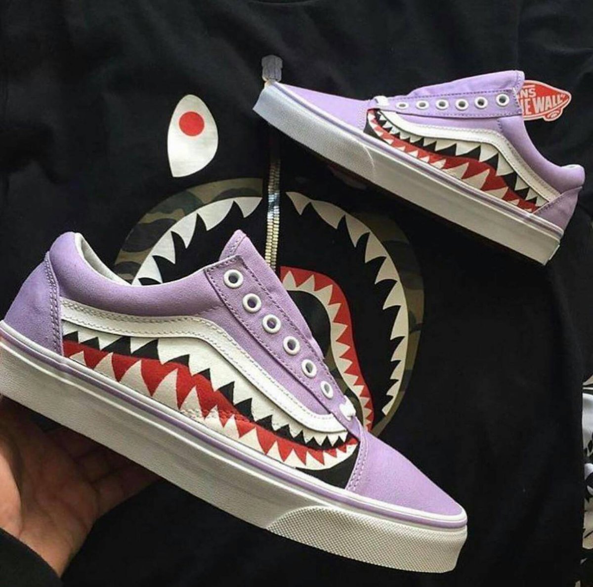 dapperdistress's tweet photo. When Bape meets Vans 🎌 https://t.co/7oYHj31T4p