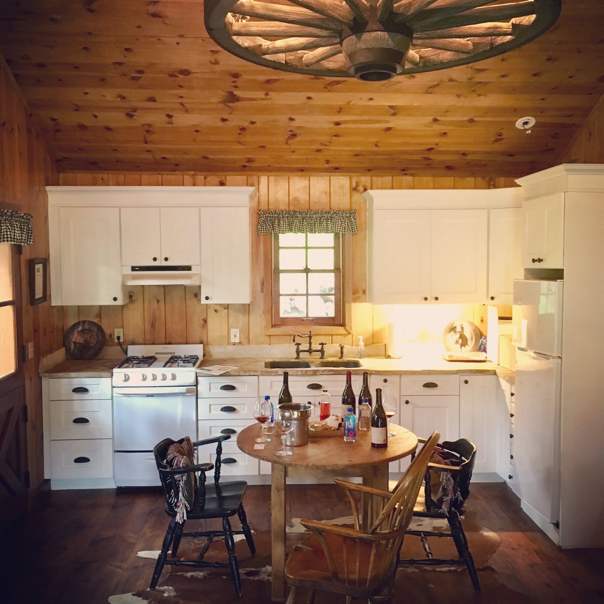 Our perfect rainy day getaway cabin for #JCRVineyard club members.