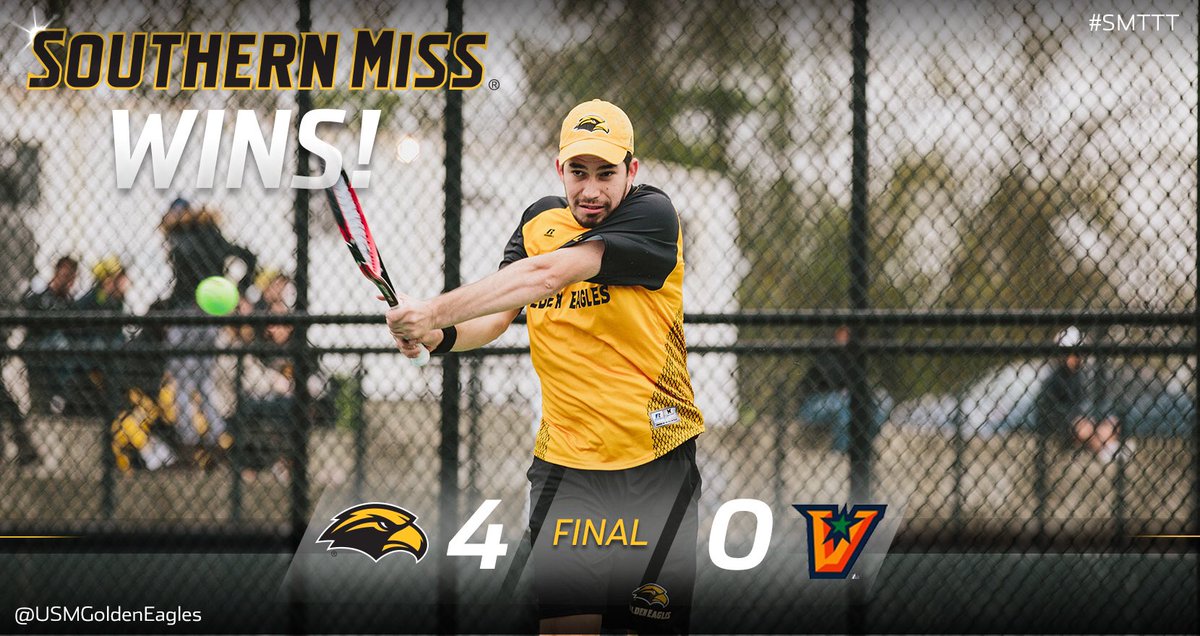 SouthernMissMTN's tweet photo. Back on top! Golden Eagles return home after a sweep against UTRGV! https://t.co/4sZk8yBk4L