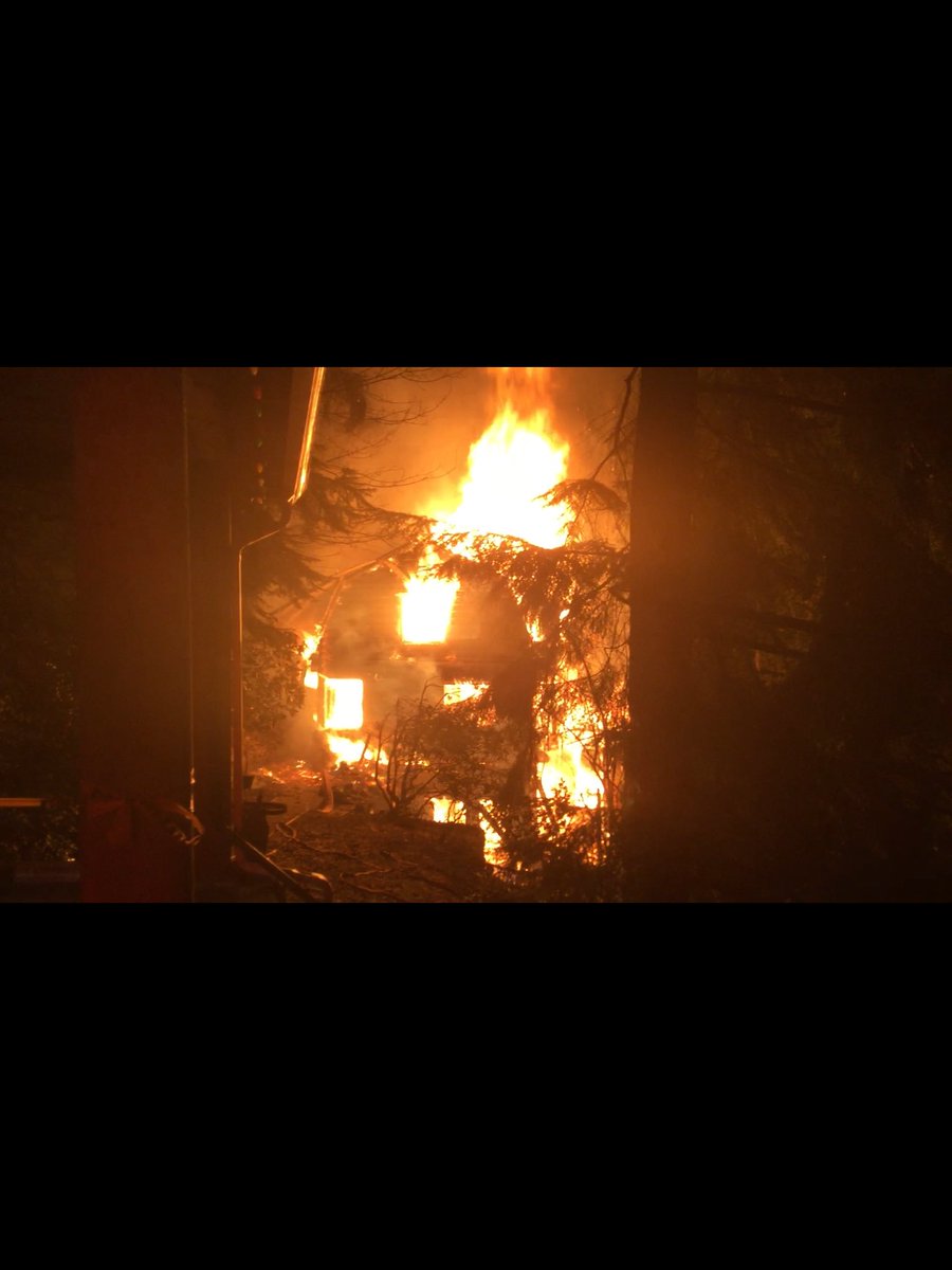 DNVFRS's tweet photo. DNVFRS crews attend a structure fire on skyline drive earlier this morning https://t.co/lt5993WsbJ