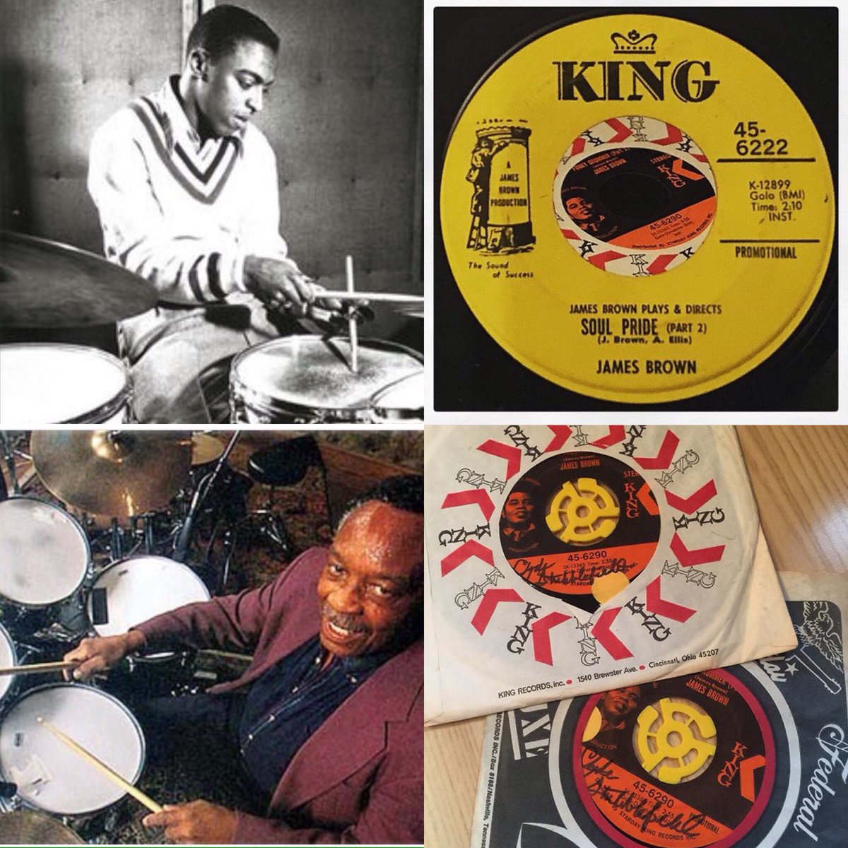 SpaceageRich's tweet photo. #ClydeStubblefield 🌎 Funk 🎶#RandB 🎵 #Soul #Musician #Drummer #1960 - #2017 #JamesBrown #FunkyDrummer #Rhythmpattern #Jabo #Funkmaster https://t.co/zBqkwrtWMn