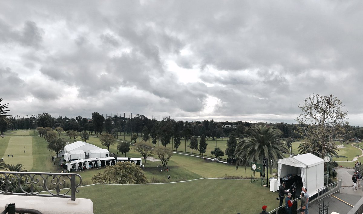 tinkergolfman's tweet photo. Clubhouse views this morning #GenisisOpen https://t.co/VfFlmGmVbt