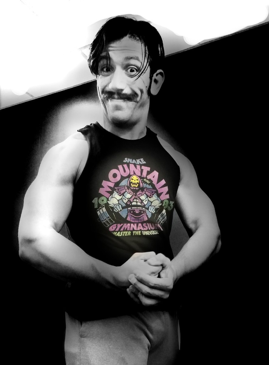 deviousjourney's tweet photo. Snake Mountain Gym: Where men become He-men and He-men become Beast-men. @riptapparel #rippedwithript #officialriptster https://t.co/U2BxaDjftg
