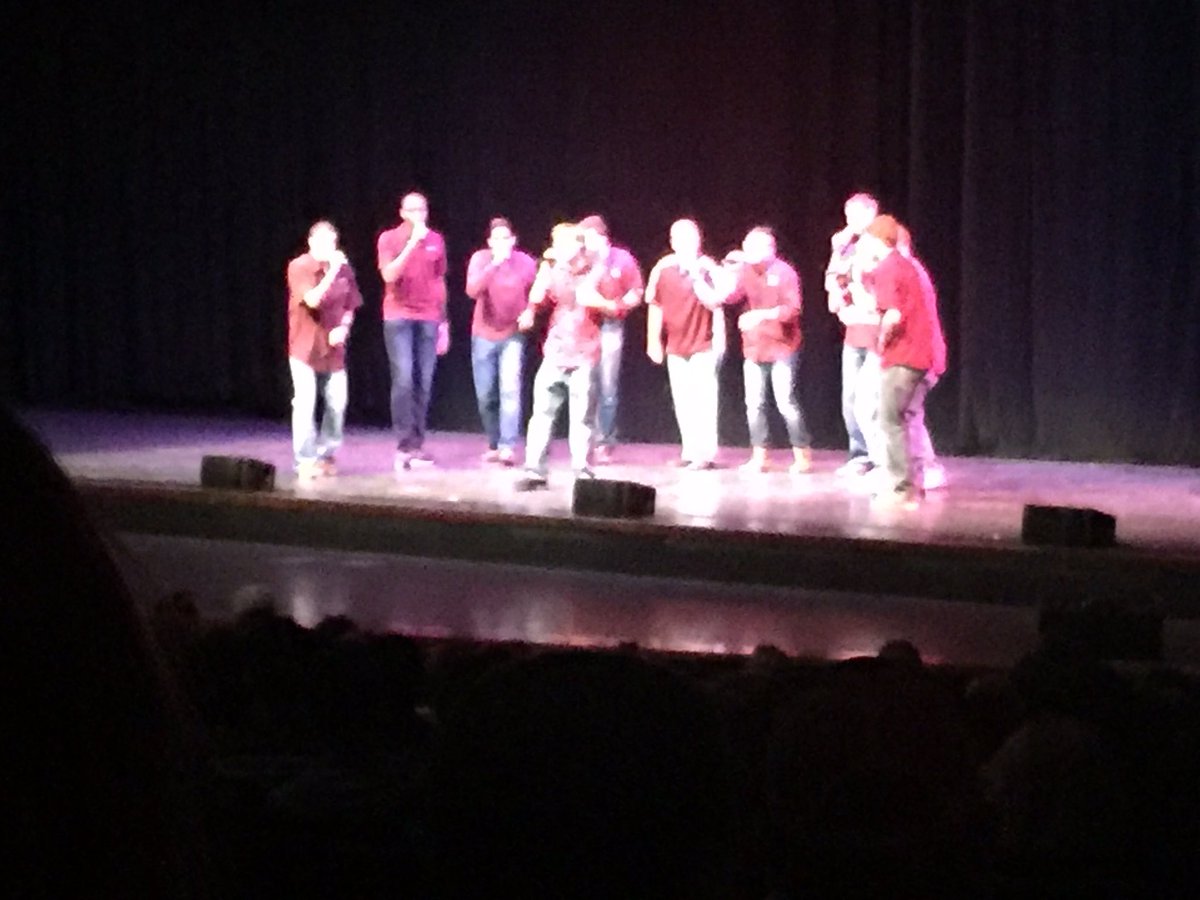 becky_denton's tweet photo. Apotheosis was awesome!!!! Love those guys. Especially that beat boxer 💕 #acaslay https://t.co/jj4x4uLPXb