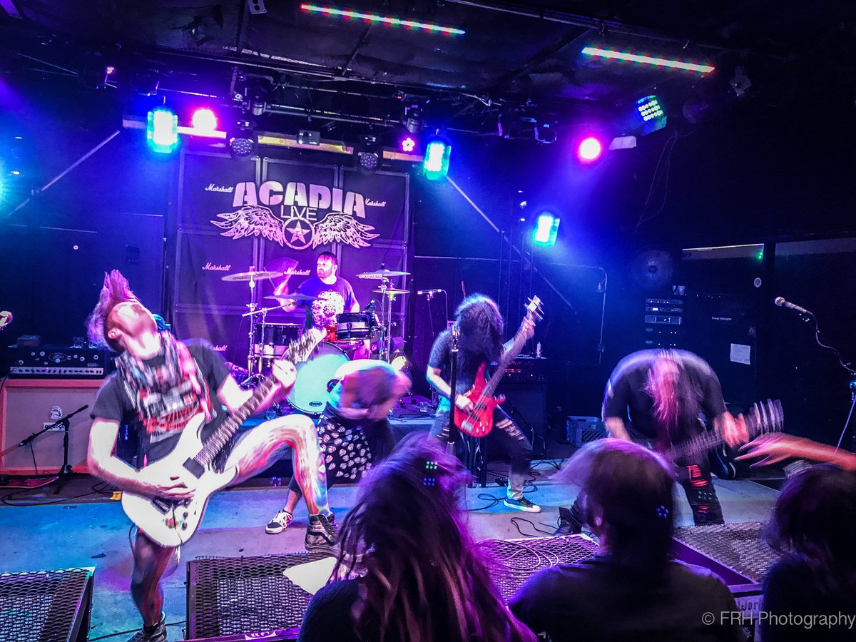 SOTMorGTFO's tweet photo. Awesome shots from a recent show at @AcadiaBar ! #metal #punk #edm #Dance #hardcore https://t.co/PeMlJnMhI3