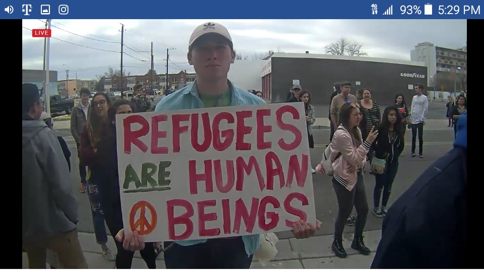 Magz1923's tweet photo. Shout out to New Mexico #hewillnotdivideus https://t.co/zal4dAG1Nh
