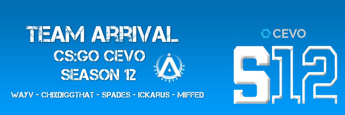TheTeamArriVaL's tweet photo. Official CEVO S12 Team ArriVaL Banner https://t.co/GqUh5GJQye