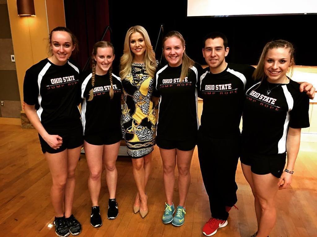 OSUJumpRope's tweet photo. Miss America 2008! We had two amazing performances today for Otterbein University and Proj… https://t.co/ekHLqLErCZ https://t.co/wYfIzPpAAo