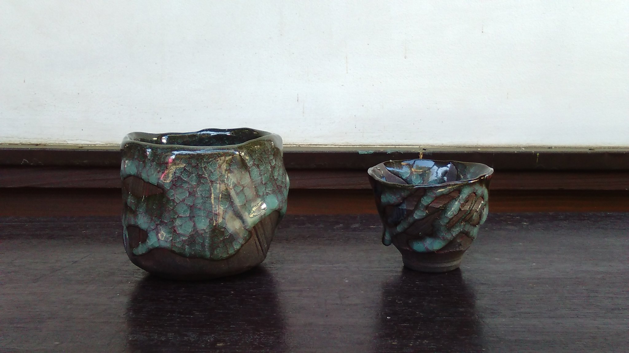 【値下げ】浦口雅行さんの茶碗です 値下げ】浦口雅行さんの茶碗です