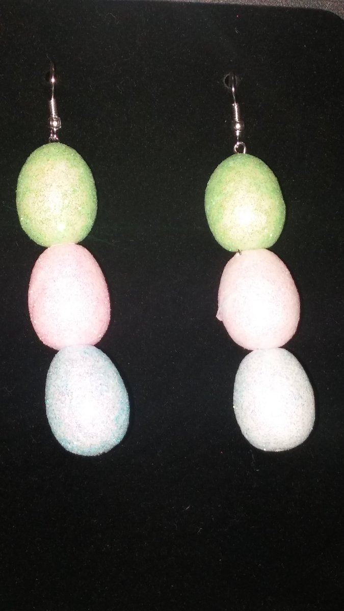 STeasureChest's tweet image. Easter will be here before you know it order you egg earrings now before they are gone.