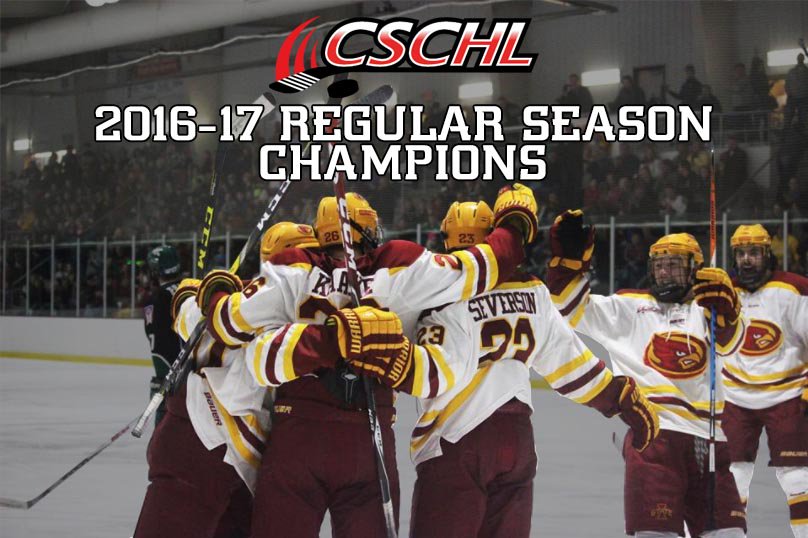 HOCKEYIOWASTATE's tweet photo. Your 2016-17 CSCHL Regular Season Champions! https://t.co/aq0ofqT7JH