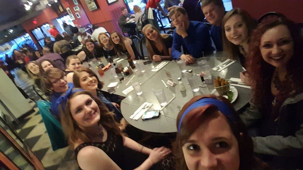 Just getting some food in our bellies before the competition! #nodairytho