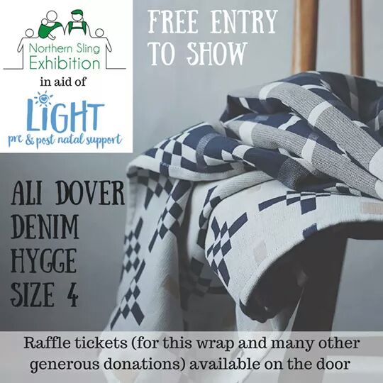 nse2017's tweet photo. @AliDover has donated a Denim Hygge size 4 wrap to our charity raffle! Join us on 4 March for a chance to win! raffle tickets on the door! https://t.co/3o84vBNNLQ