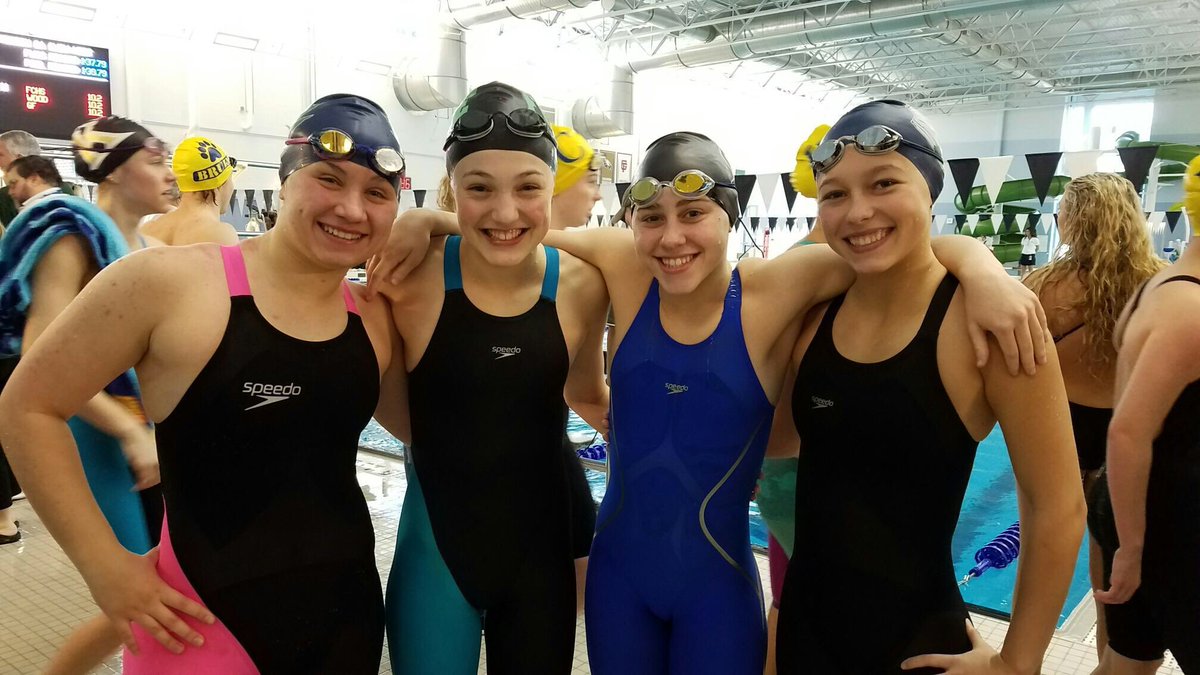 ForgeAthletics's tweet photo. Girls medley relay 4th . Qualified for States. Great job ladies. 
Torii Waisanen, Jordan MacIsaac, Lili Hamilton, Ava Settle https://t.co/XqUNVIn7MV