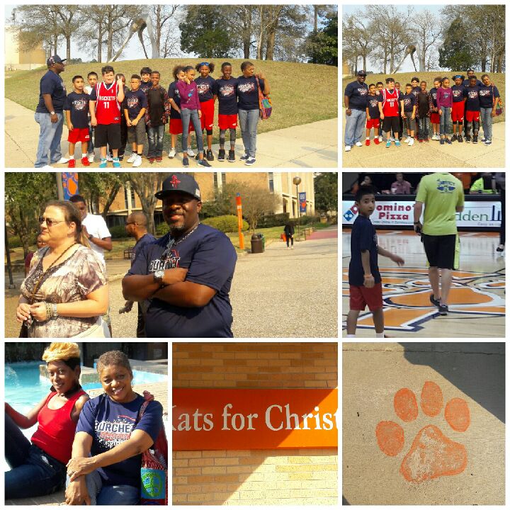 lcarrolltx's tweet photo. @Burchett_ES  basketball players go to SHSU for a college tour and to watch some basketball! https://t.co/eoJ8TaADgm