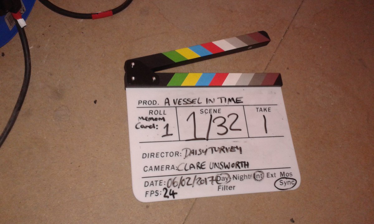 DaisyDazied's tweet photo. Lots more still to shoot but feeling very #excited &amp; #ReadyToGo! 😀🎬 #VesselInTime https://t.co/2xTINMBWL2