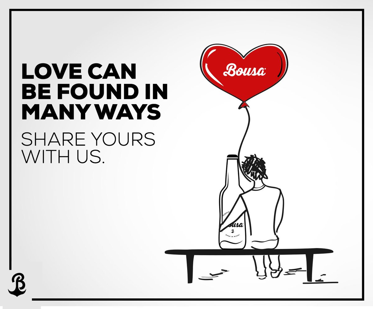 Post a picture with your valentine using the hashtag #SimplyGoodLove and win a Bousa Kit. #ValentinesDay #BousaIsComingToTown