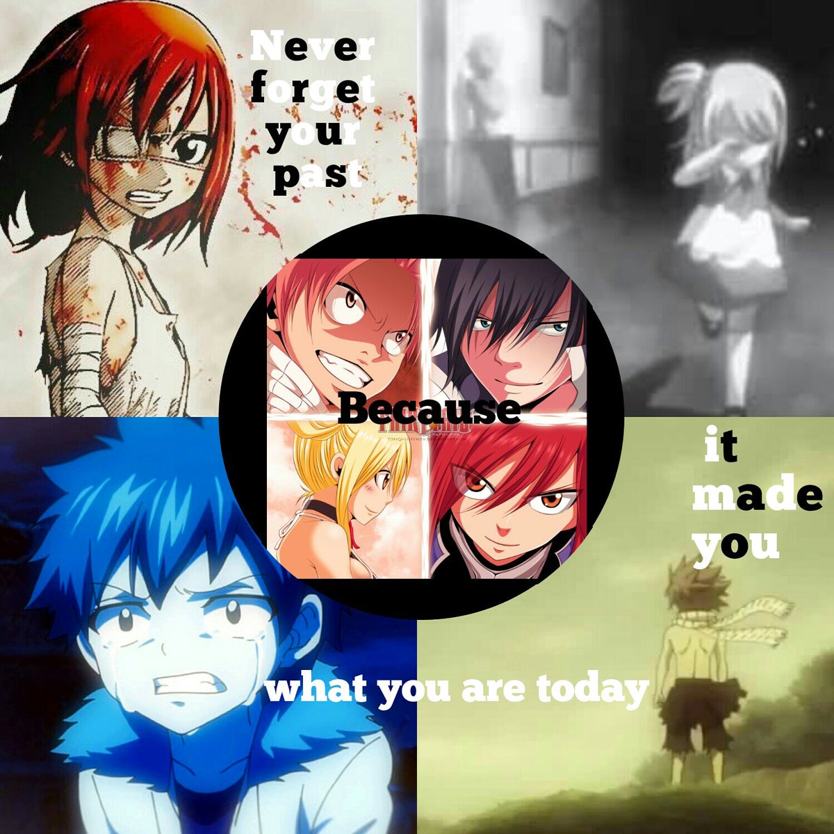 Never forget your past,
Because,
 it made you,
 what you are today.