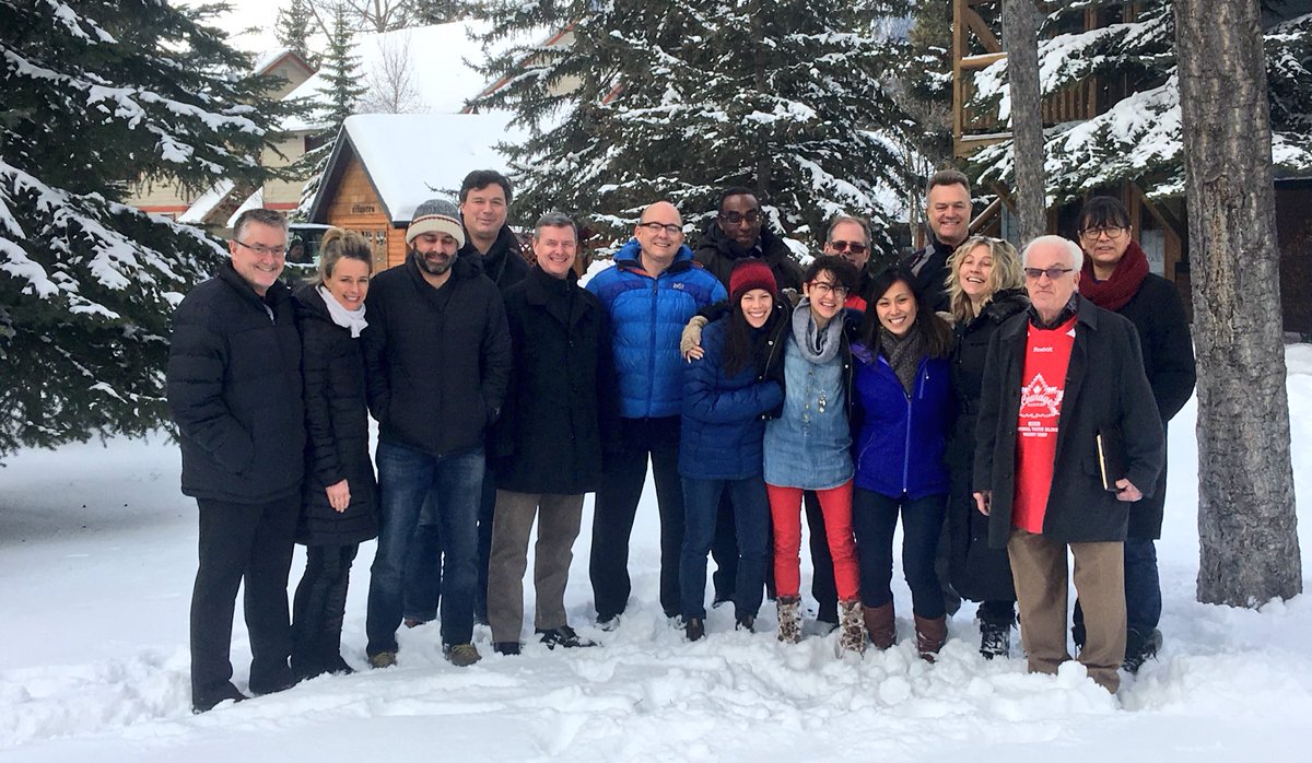 Wrapping up 2 great days of meetings with @CommFdnsCanada Board in beautiful Banff. Thanks &amp; good luck <a href="/Jboldlygo/">Jessica Bolduc</a>! <a href="/rasoolr/">Rasool Rayani</a> <a href="/KevinMcCort/">KevinMcCort</a>