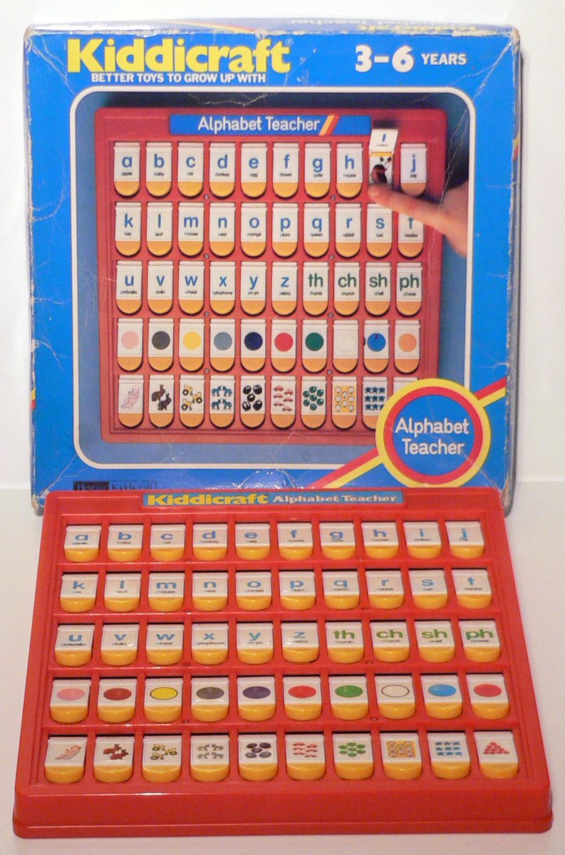 RetroToyBox's tweet photo. Vintage 1981 Alphabet Teacher by Kiddicraft just added to our store -https://t.co/w52onjFxAN https://t.co/Lqz9sg08lh