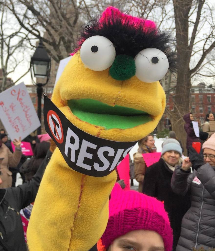 wifeytv's tweet photo. Species diversity at the #plannedparenthood rally. #protectpp #resist #resistance #ShePers… https://t.co/lKaOtIYA4i https://t.co/obdXdpRFFe