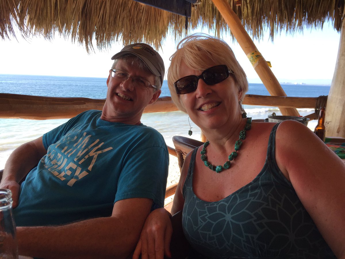 Sitting in the PV airport, sad to return home after a week of sun &amp; sand, very aware we missed the worst of winter weather at home. #timing