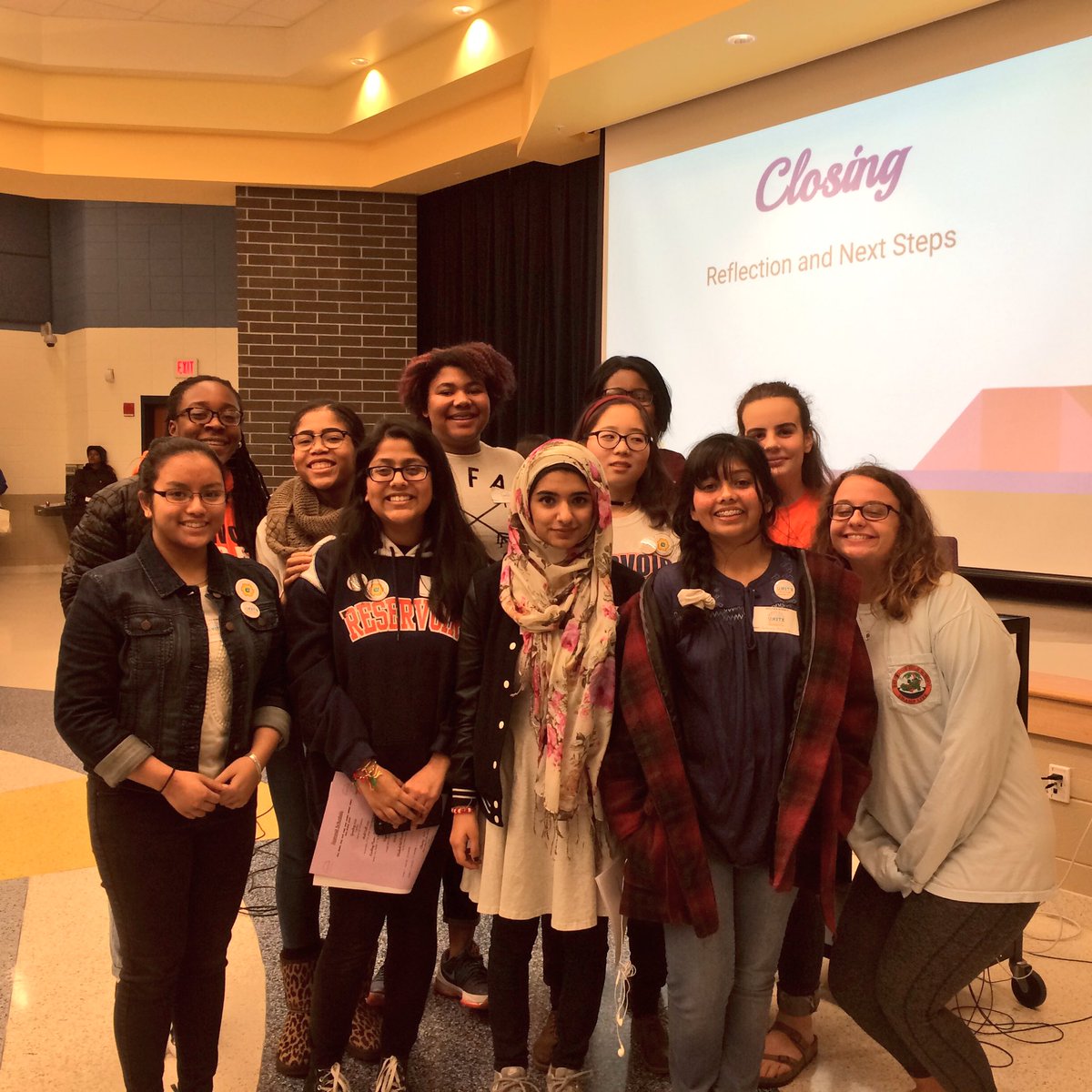 hcpss_rhs's tweet photo. Global Equality Now/School Girls Unite Club @ the countywide summit yesterday!  Fantastic students!  Thanks to our club sponsor, Ms. Kucik! https://t.co/Y6DHCTjriE