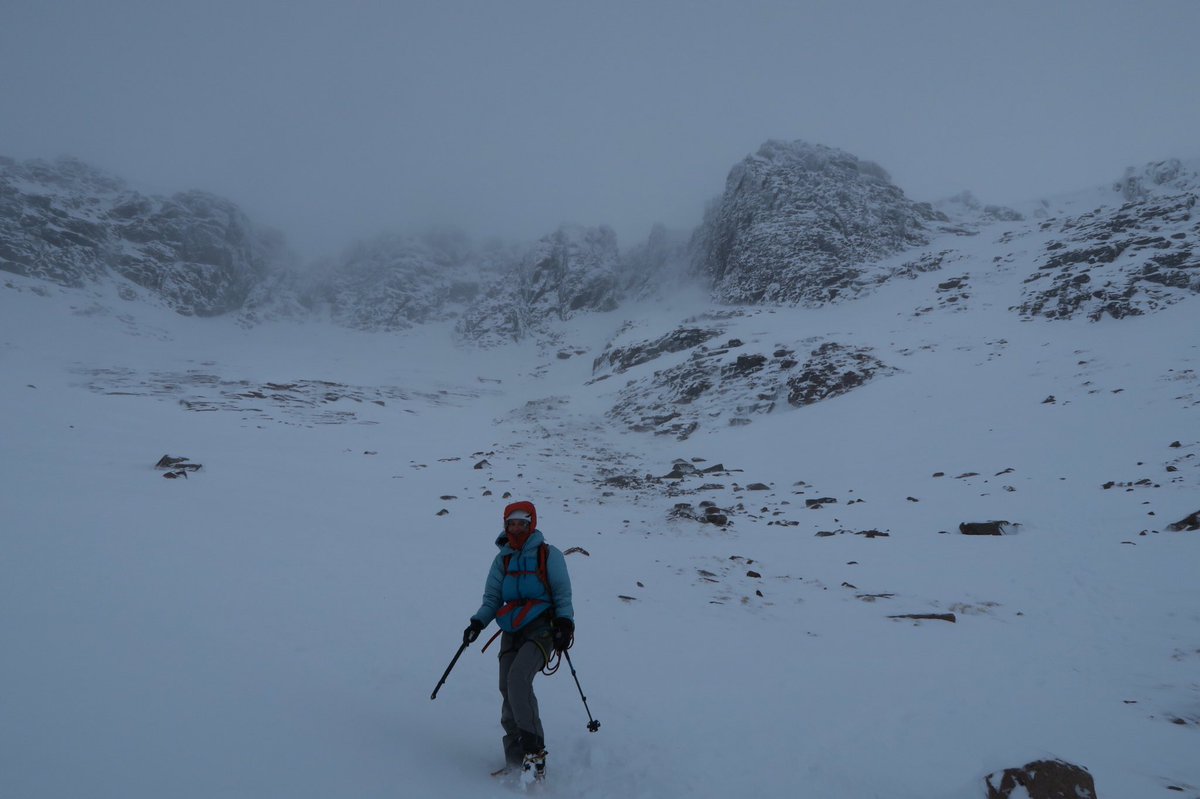 Good times climbing in Coire an Lochain with @suzanelm. Fallout corner living up to its reputation as a classic! #scotwinter #thatgirlcan