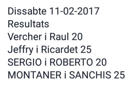 ZurdoPilota's tweet photo. Resultats de hui al @ZurdoPilota
@pilotaveu @Frediesport @diariserpis @CRONICASafor @MoshRodriguez @AjBellreguard @ElJocDelPoble  @fedpival https://t.co/2rt0oSRLiP
