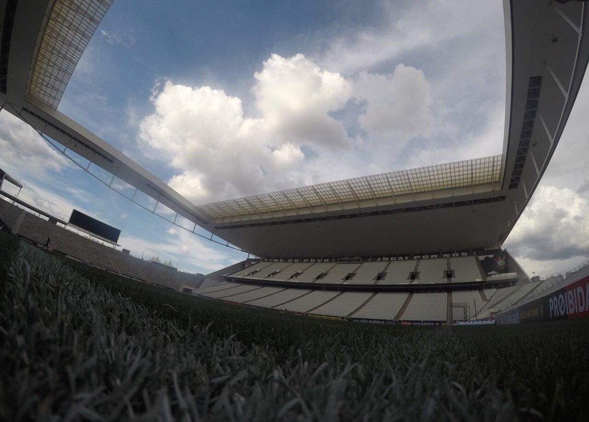 📷 A Arena #Corinthians já está pronta para receber o #Timão! ⚪️⚫️