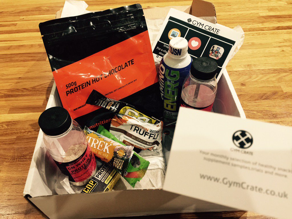 February protein box from <a href="/GymCrate/">GymCrate</a> Grab first delivery for just £14.99 use code RADAR25 at subscriptionradar.co.uk/track/gymcrate