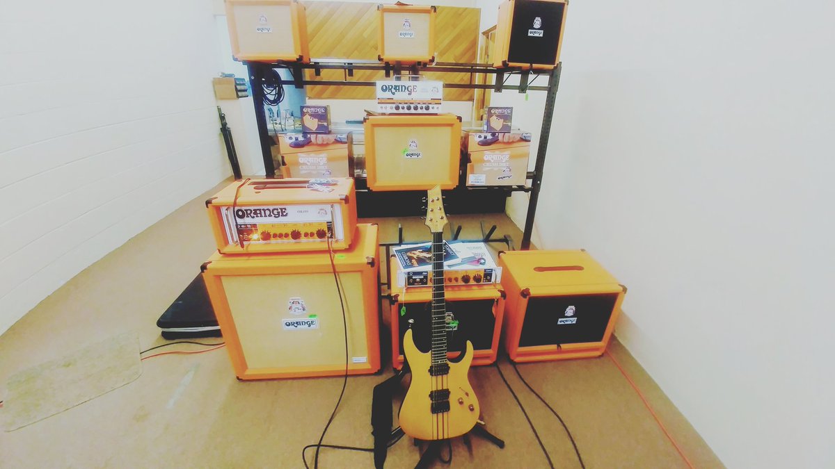 SUPER EXCITED FOR MY <a href="/OrangeAmps/">Orangeamps</a> clinic!!! #Gallup #NM #OR100 #DuelDark #Schecter