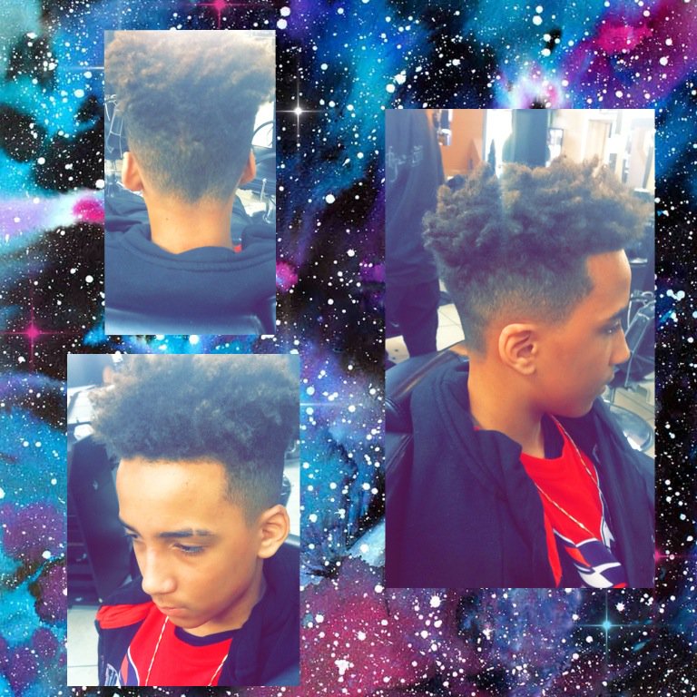 SD_Ash14's tweet image. Had to get lil cuddy right with the cut. ✂️💈💺 #ShadowFade #FreshDidIt #DaDaDoop
