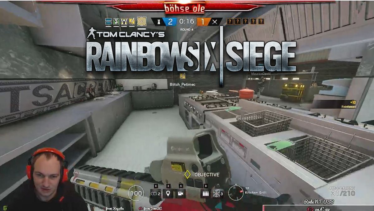 Jetzt wieder #Live #Rainbow Six Siege Mit Ole, Epyx, Professorcox, Dimi, Biitch_Petimec u.a.
twitch.tv/boehse_ole o. /tsaepx