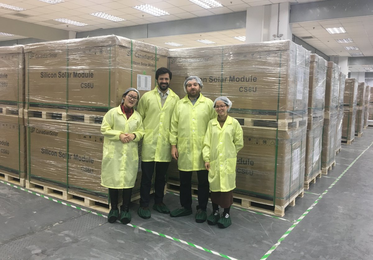 VicoExportSolar's tweet photo. #CanadianSolar Suzhou Visit Vico Export Solar Energy 
https://t.co/lIdJ5ttR3b https://t.co/VtLkflRgoz