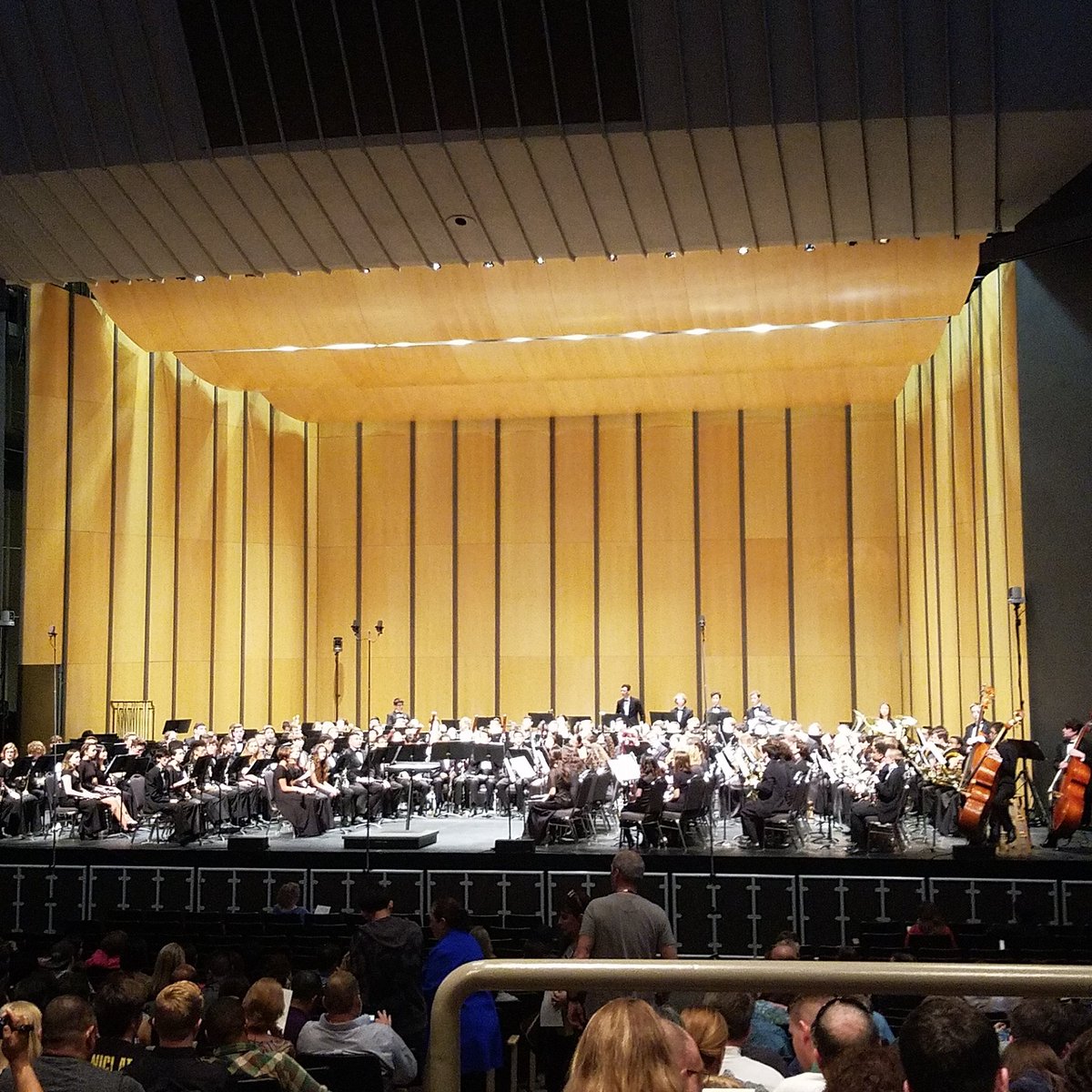 A great All-State concert featuring former Longhorns Grant L. Christina L. and Alicia S. Josh V. performs later tonight with the 6A band.