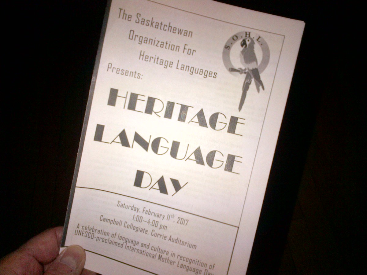 RalphGoodale's tweet photo. Proud to celebrate Cdn Multiculturalism today in Regina during Heritage Language Day hosted by SOHL #WMLD https://t.co/j3xmxbMEbt