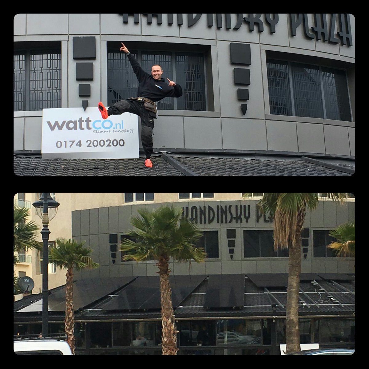 Wattco International van start in Marokko Tanger. Mooie solar veranda voor Kandinsky Plaza #solar #wattcointernational