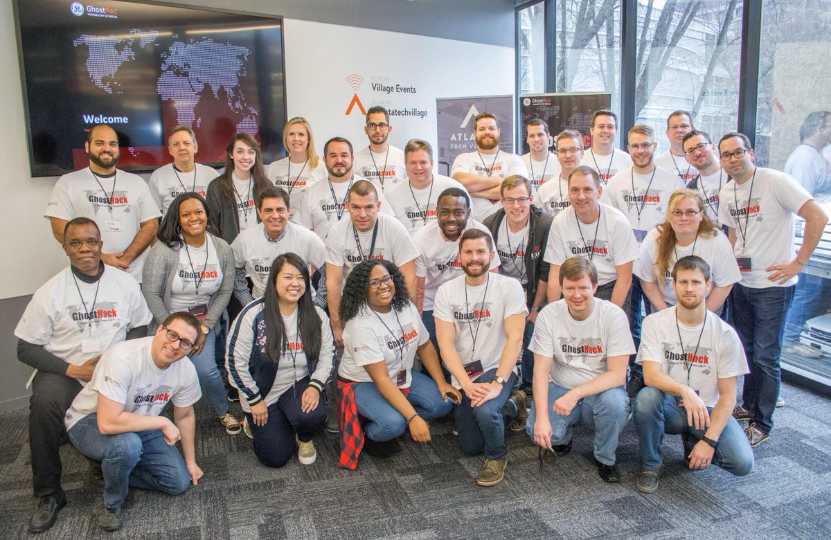 GEGhostRed's tweet photo. Shoutout to our #GeGhostHack Volunteers!  #gedigital #atlanta #atltechvillage https://t.co/g4rxzLEUTU