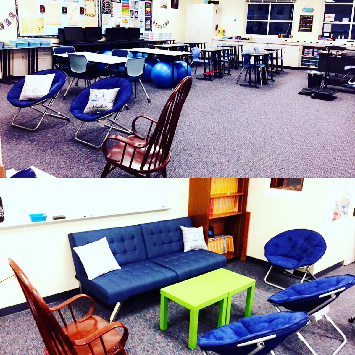 miss_sayed_UMS's tweet photo. Finally made the change! Super excited about my #flexibleclassroom 🍎✏️📚 #weareums #fcpsbeyondfacts @UMSPrincipal @EducThoughts https://t.co/k1lR9yFvEQ