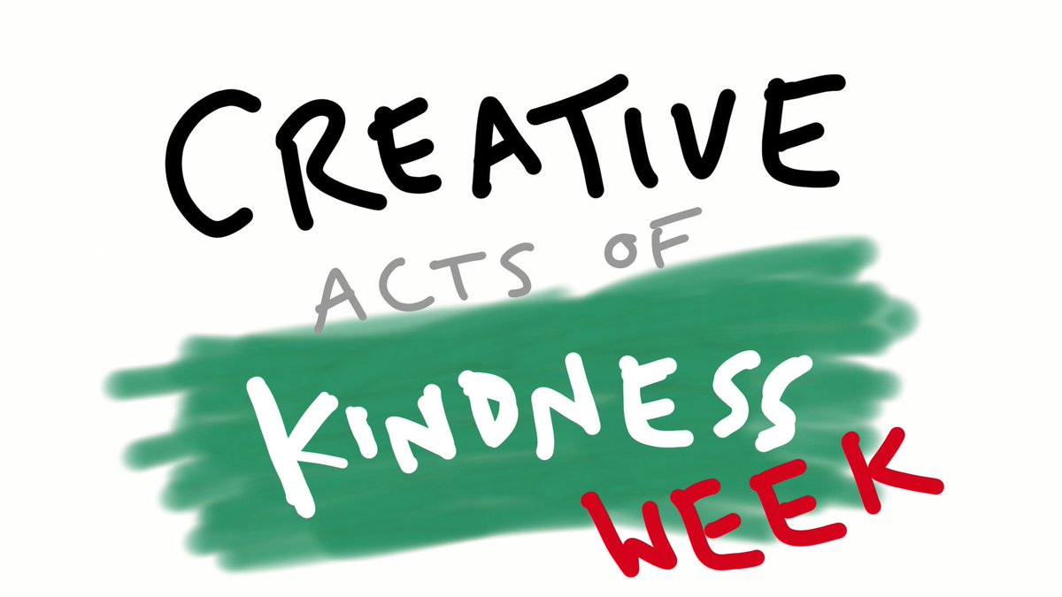 JerryBucham's tweet photo. As it's Random Acts of Kindness Week from tomorrow, it seems only right I do this. A new video every day! Stay tuned CAKers! https://t.co/ry32mdRtfJ
