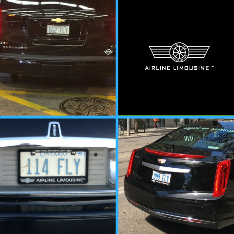 AirlineLimoTO's tweet photo. You can always recognize vehicles from our fleet by our signature "FLY" license plates! https://t.co/q9y9s7mIfS