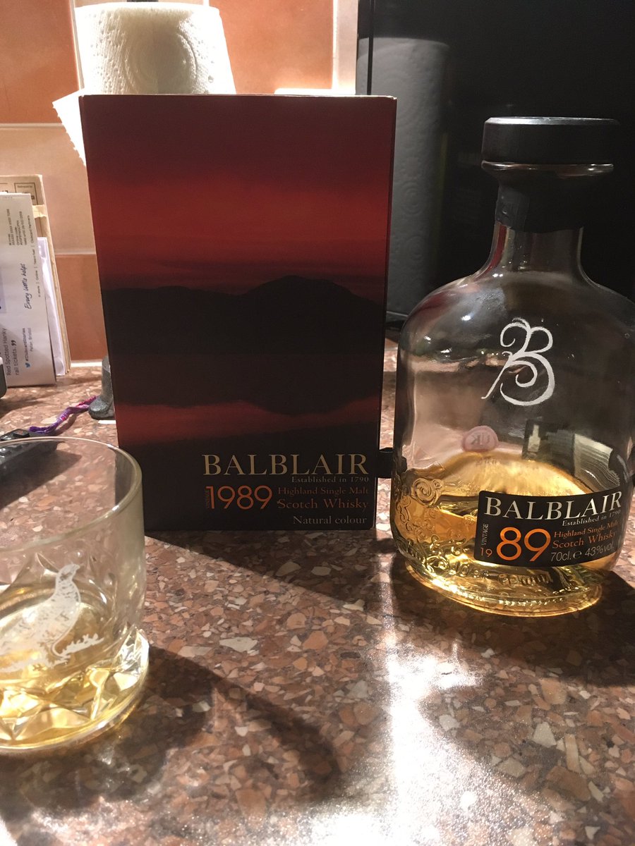 Great night! Great dram!!#balblair89