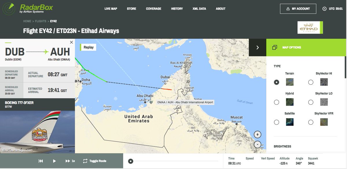 airlivenet's tweet photo. NEWS Etihad Airways #EY42 from Dublin Airport diverted to military air base following security threat https://t.co/kmqHPlF3zQ https://t.co/ar0ysNMc7k