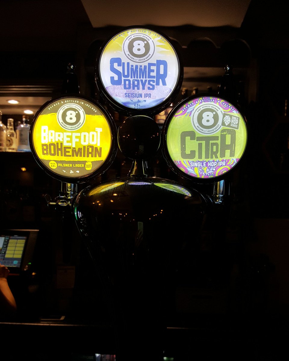 #BarefootBohemianPils #SummerDaysIPA #CitraIPA all pouring well at #TheBeehivePub in #Mitchelstown. Quality control night 🍻