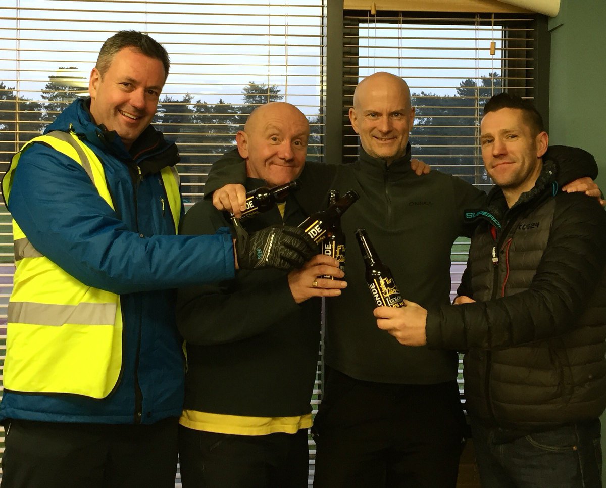 Thanks <a href="/LudlowBreweryRT/">Ludlow Brewery RT</a> for post event cycling specific muscle relaxant from <a href="/Jonnycommitment/">John</a> @ReCycledRich @craigansell74 &amp; Baz. Cheers!