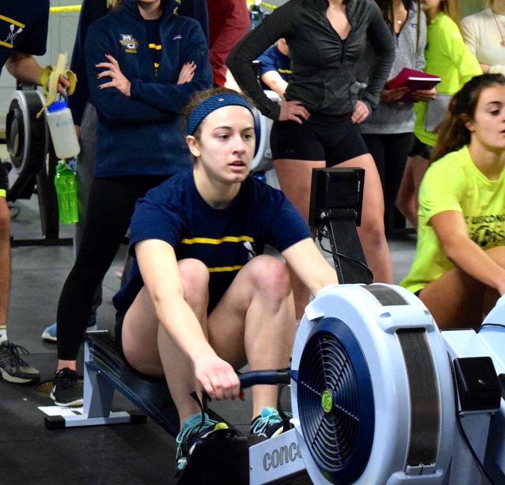 MarquetteCrew's tweet photo. Best of luck to Novice Woman, Audrey Gordon, competing at CRASH-B Sprints this weekend in Boston!! #MUCrew #Represent #CRASHBs https://t.co/7ghQkrm5nN