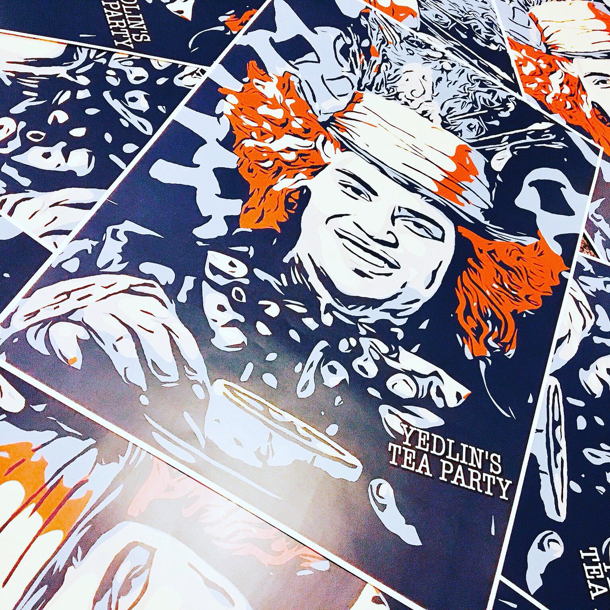 GallowgateShots's tweet photo. ☕️🇺🇸 #YedlinsTeaParty posters arrived yesterday. https://t.co/7faGTCBxaE