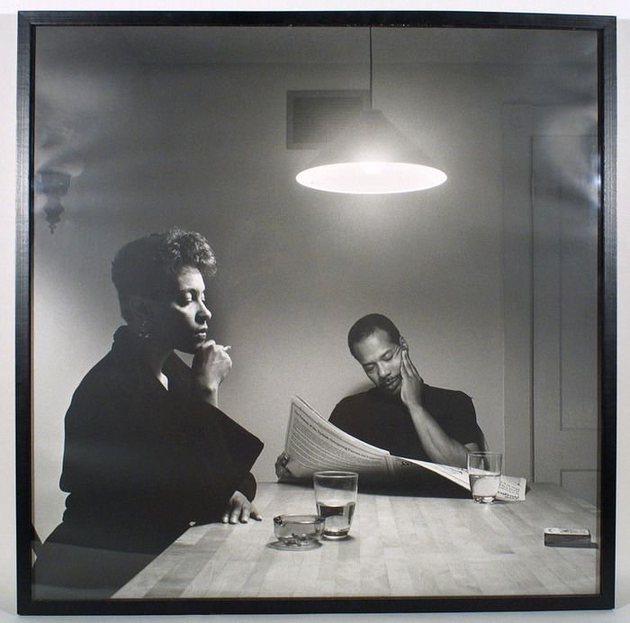 ICPhotog's tweet image. Carrie Mae Weems is considered one of the most influential contemporary American artists.
📷From The Kitchen Table Series, Untitled, 1990